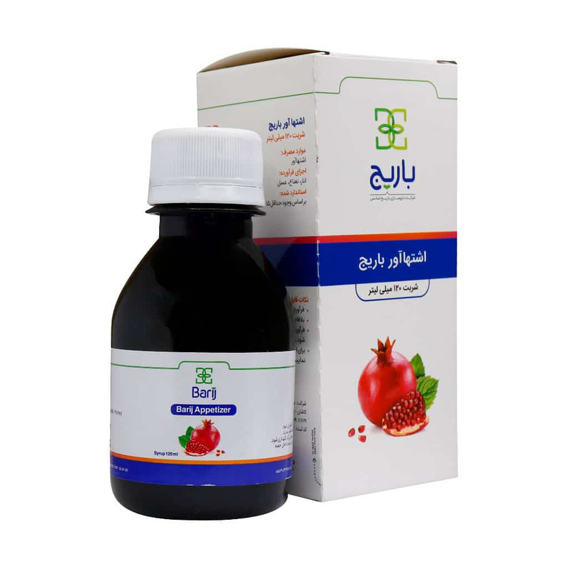شربت اشتها آور بزرگسالان باریج اسانس - 120 میلی لیتر