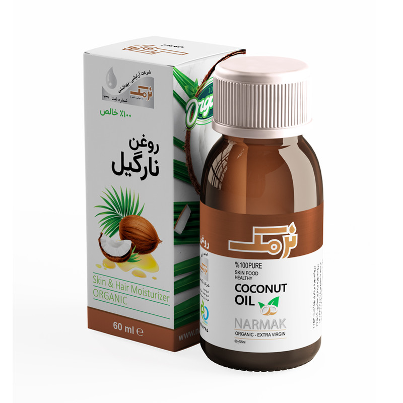روغن نارگیل نرمک مدل 002 حجم 60 میلی لیترجدید
