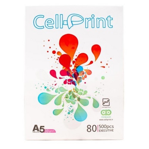 کاغذ A5 سل پرینت (بسته 500 عددی) (A5 Cell Print)