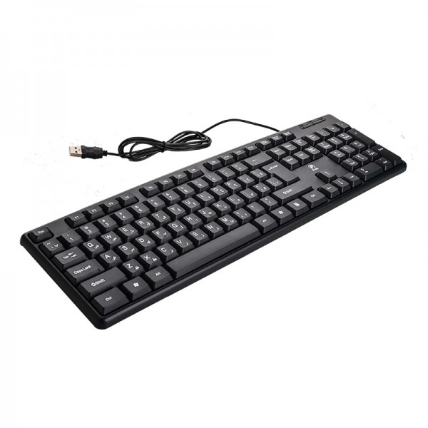 کیبورد سیمی پی نت مدل KB-600 با رابط USB | حروف فارسی