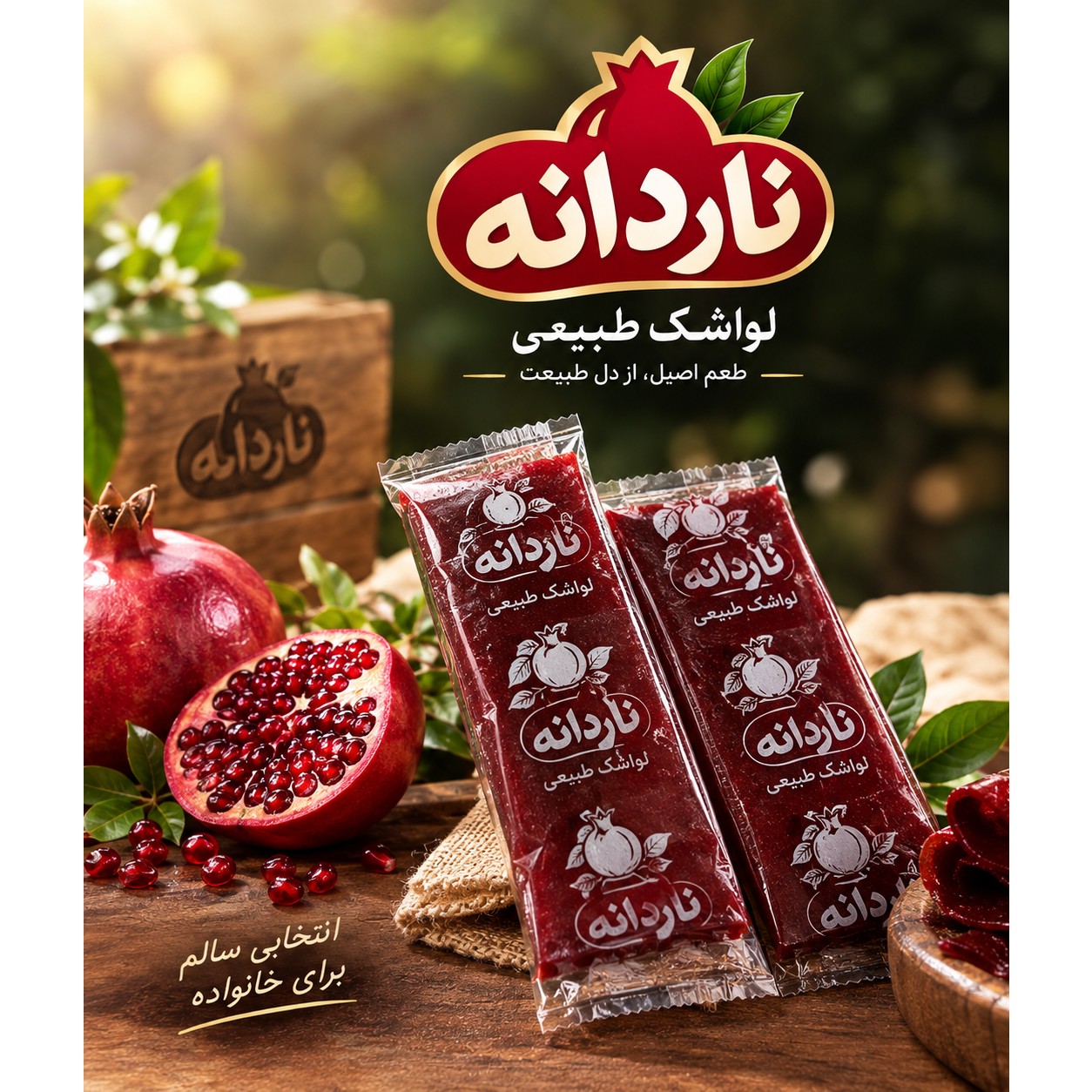 لواشک شلاقی کوچک 10 بسته 8 عددی