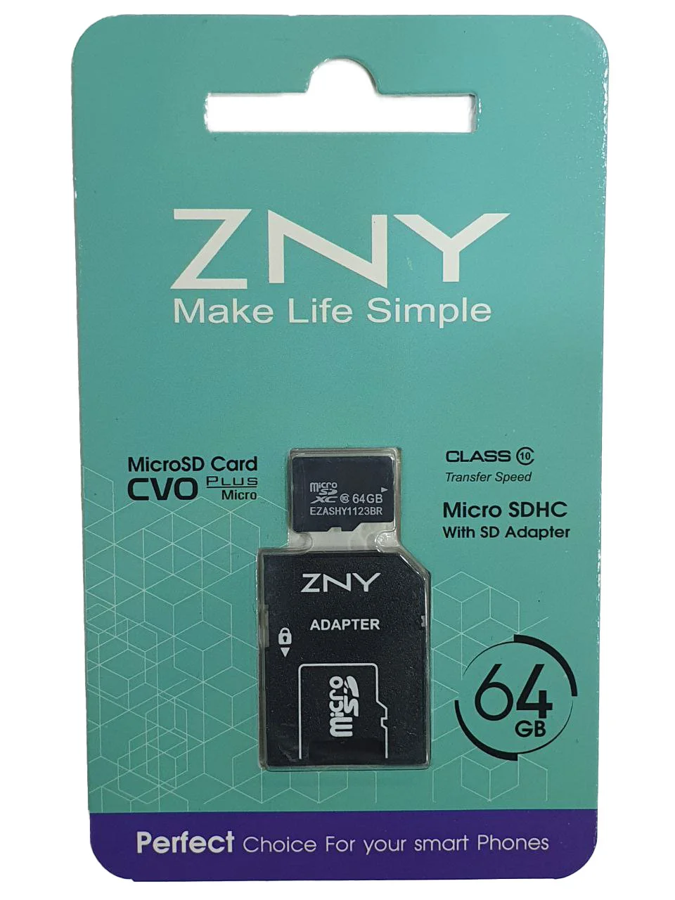 کارت حافظه میکرو 64 گیگابایت کلاس 10 ZNY Micro 64GB