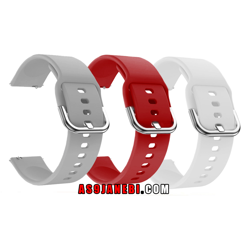 بند ساعت هوشمند مدل سیلیکونی سگکی سایز 20 میلیمتر