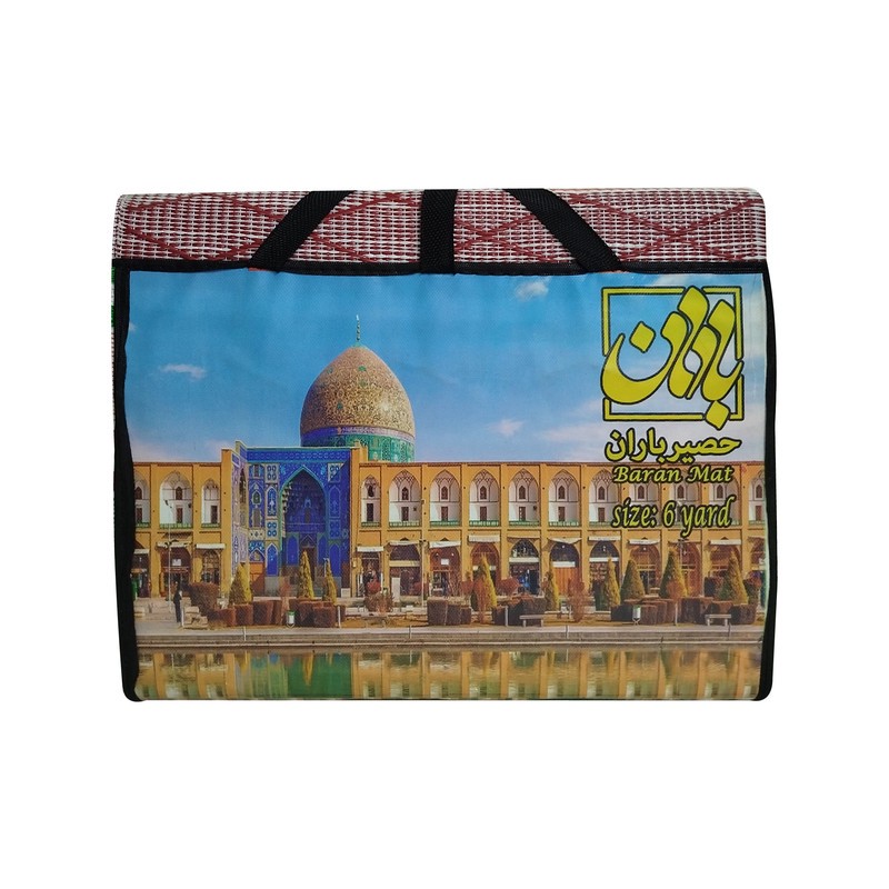 زیرانداز سفری باران مدل حصیری سایز 275 175 سانتی متر مدل 1