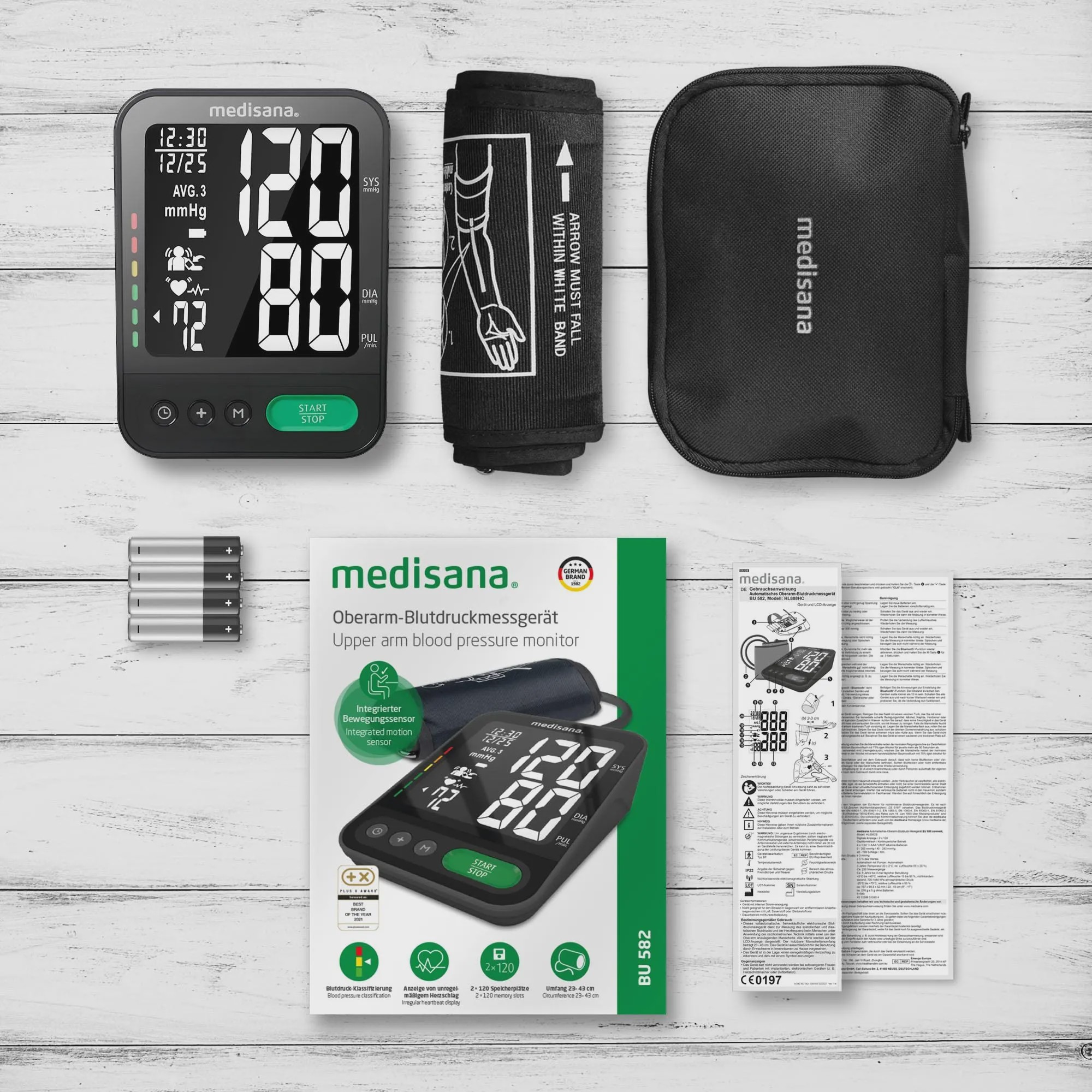 فشارسنج بازویی دیجیتال مدیسانا مدل Medisana BU 582جدید