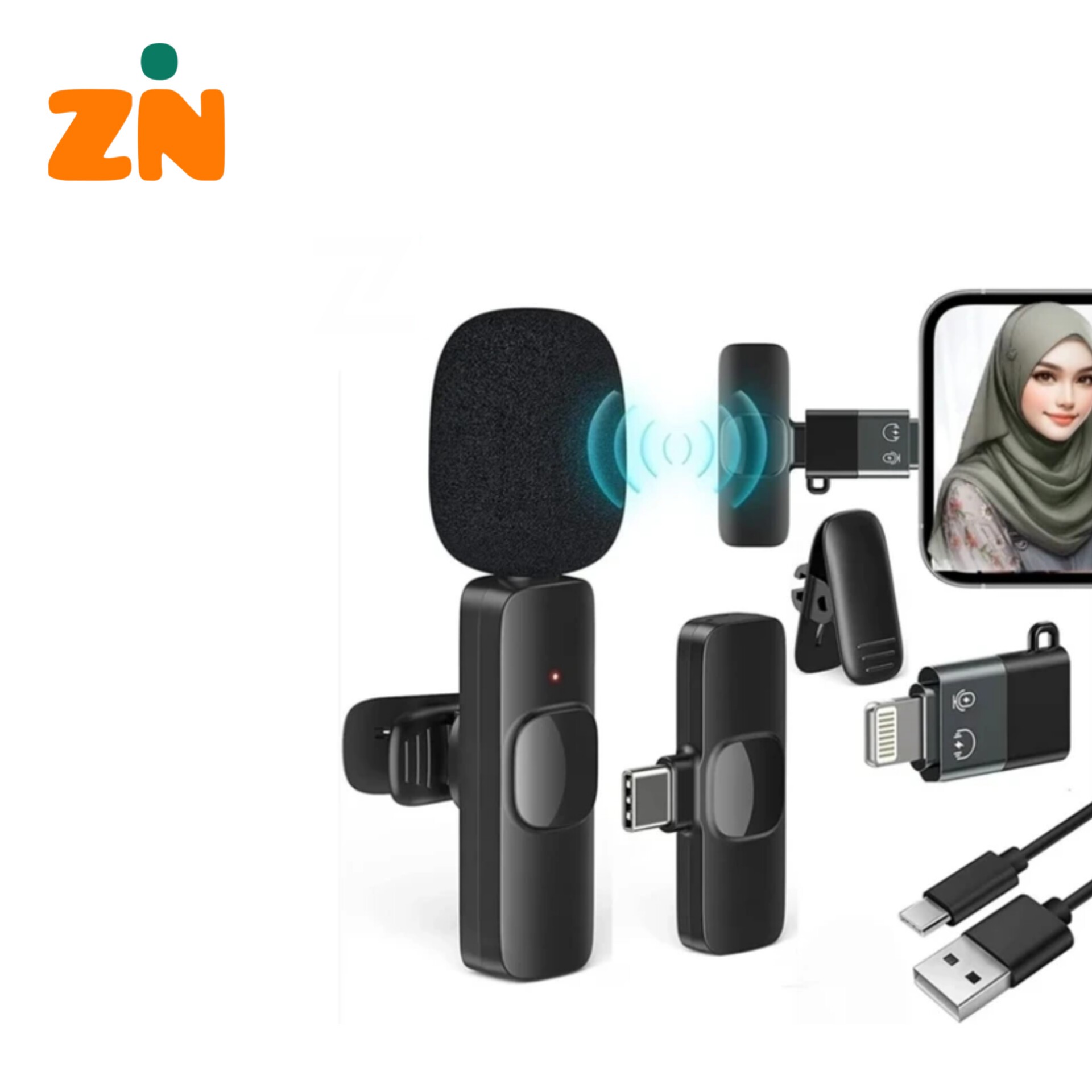 میکروفون یقه ای بیسیم مدل k8جدید