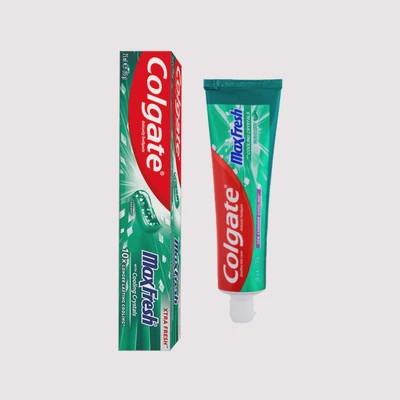 خمیردندان کولگیت مدل Max Fresh (رایحه Clean Mint - سبز) 100 میل 12 عددی