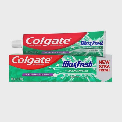 خمیردندان کولگیت مدل Max Fresh (رایحه Clean Mint - سبز) 100 میل