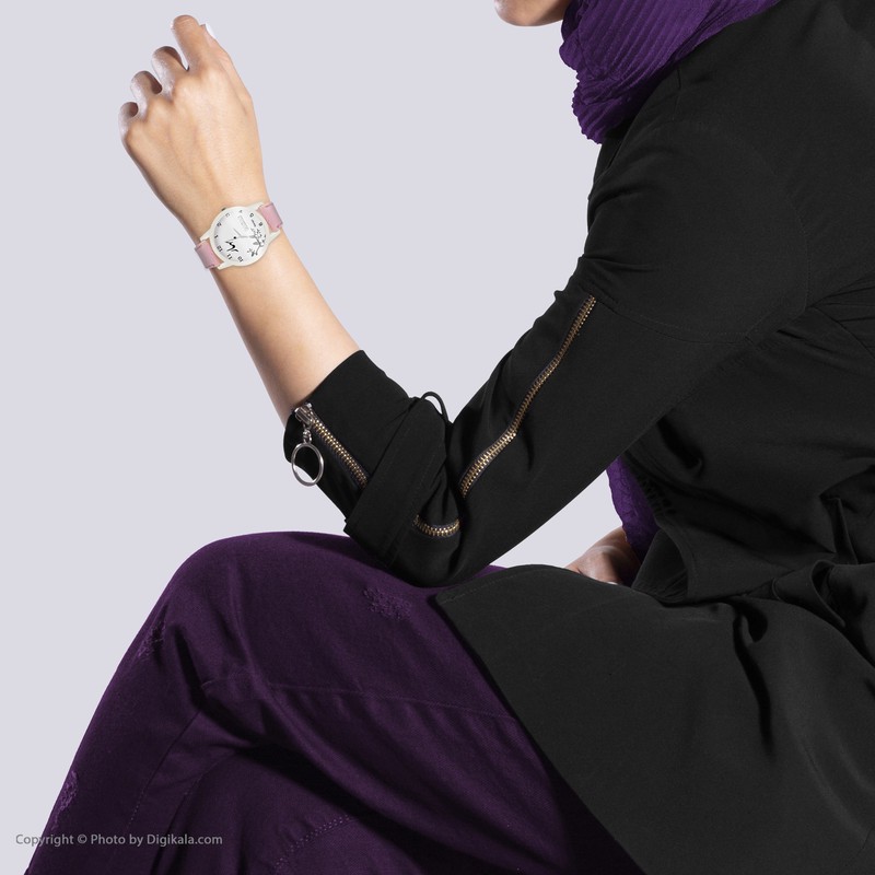 ساعت مچی عقربه ای زنانه ناکسیگو طرح بهار کد LF3492
