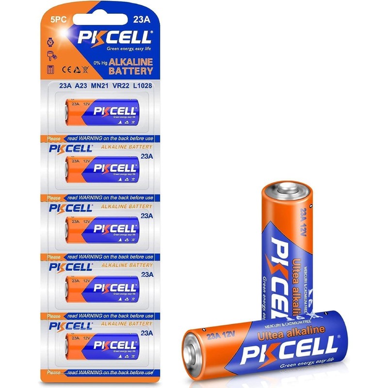باتری 23A پیکی سل مدل Alkaline 12V 23A MN21 VR22 L1028 مجموعه 5 عددی
