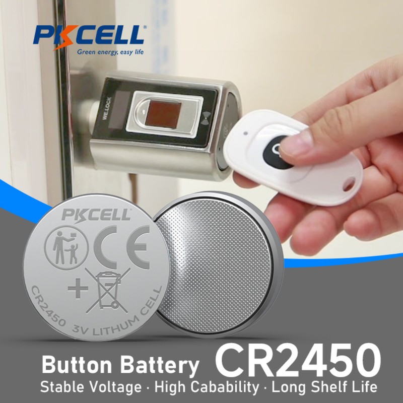 باتری سکه ای پیکی سل مدل CR2450 ولتاژ 3V مجموعه 6 عددی