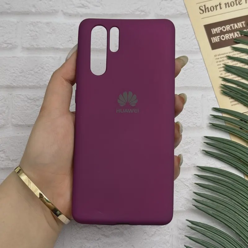 قاب گوشی Huawei P30 Pro هوآوی طرح سیلیکونی ژله ای TPU زرشکی کد 128238