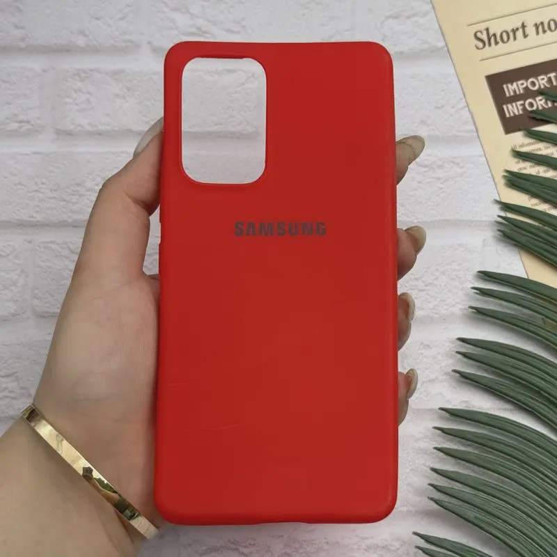 قاب گوشی Galaxy A53 سامسونگ طرح سیلیکونی ژله ای TPU قرمز کد 128030