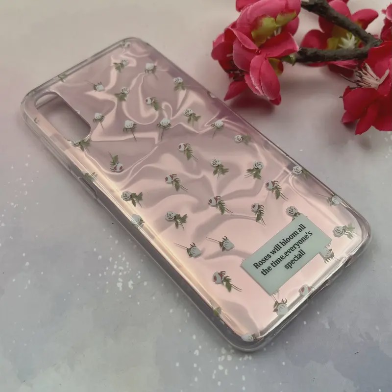 قاب گوشی Galaxy A30S Galaxy A50S Galaxy A50 سامسونگ فانتزی براق IMD لیزری لاکچری سخت HARD طرح گل کد E10-104878