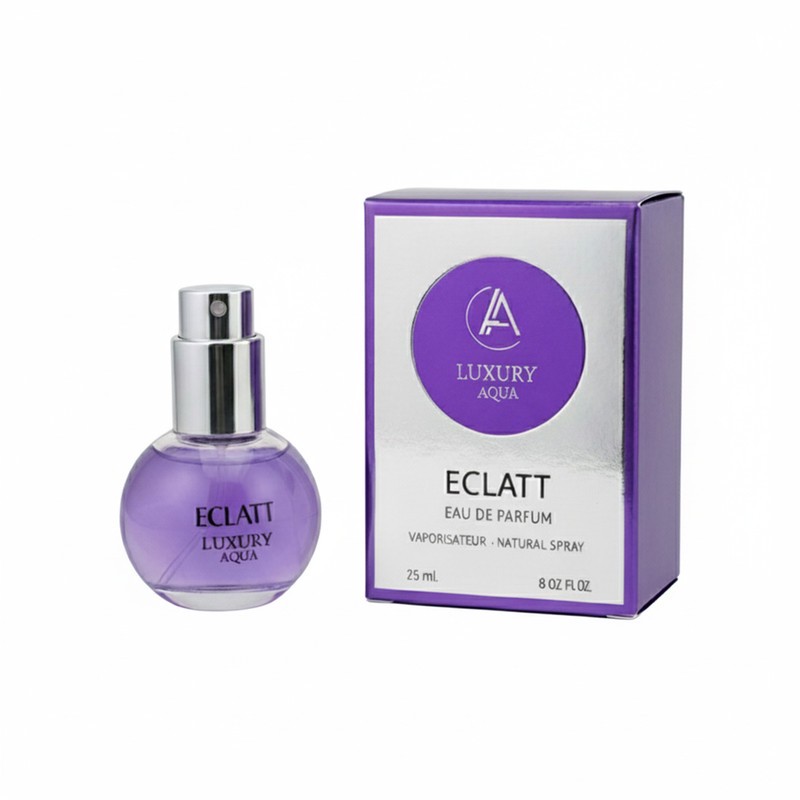 عطر جیبی زنانه لاکچری آکوا مدل ECLATT با رایحه شیرین حجم 25 میلیلیتر