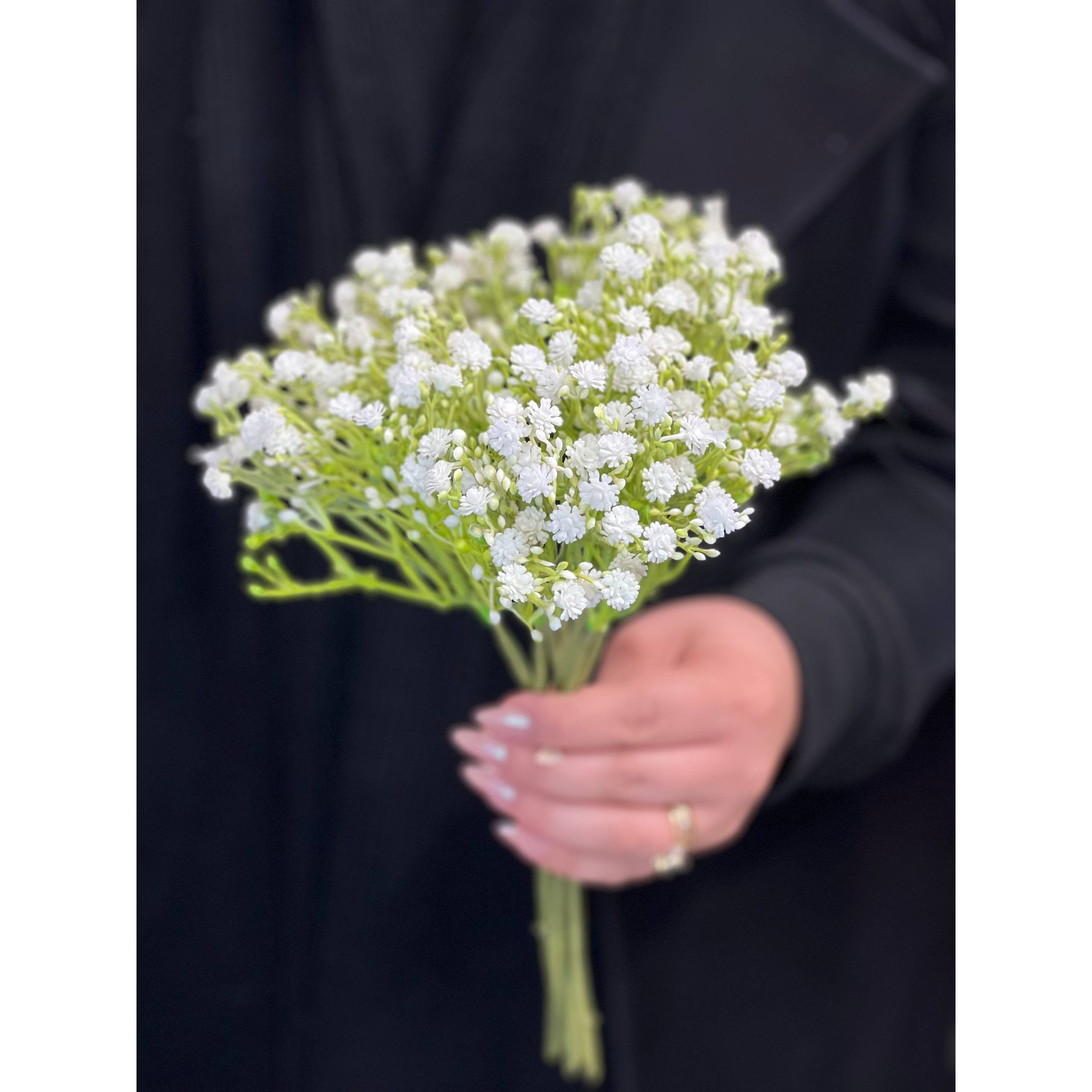 گل مصنوعی ژیپسوفیلا ( گل عروس) یک دسته 7شاخه