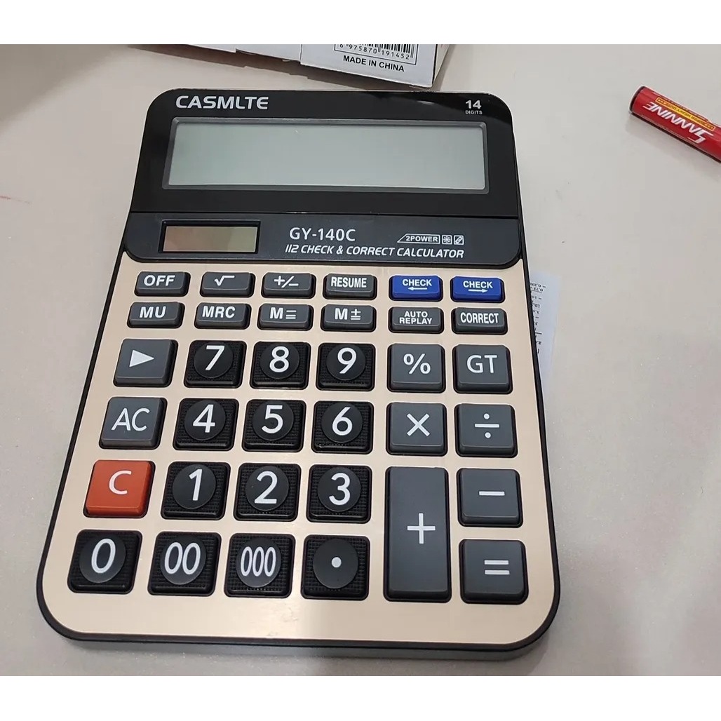 ماشین حساب رومیزی CASMLTE مدل GY-140Cجدید