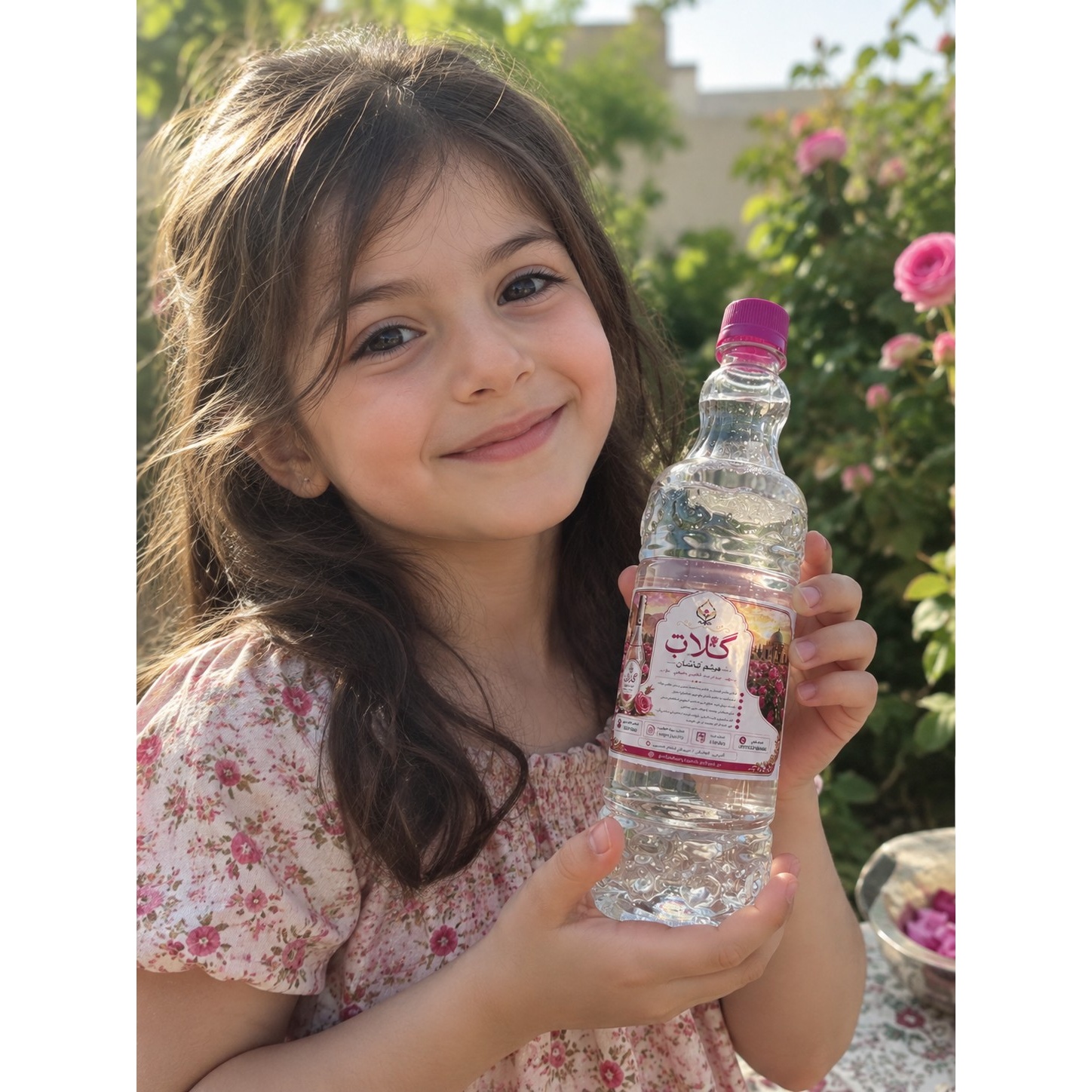گلاب دو آتیشه سنگین گلاب میثم کاشان /صد درصد طبیعی و معطر