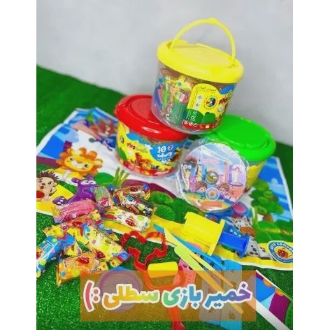 خمیر بازی 10 و 5 رنگ آریا کد 2548 - 0918