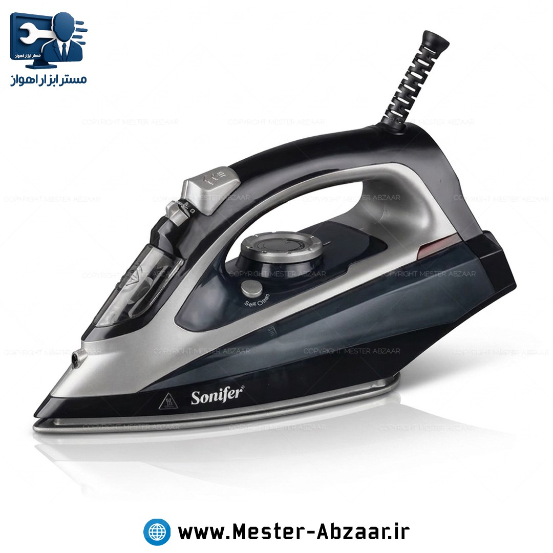 اتو بخار کف سرامیکی 2200 وات برقی خانگی کد 9064 مدل سونیفر Sonifer SF-9064