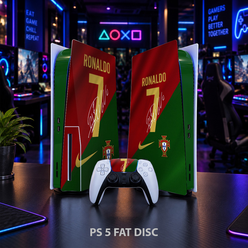 برچسب کنسول بازی پلی استیشن 5 فت کایمون مدل cr7 کد p5f045جدید