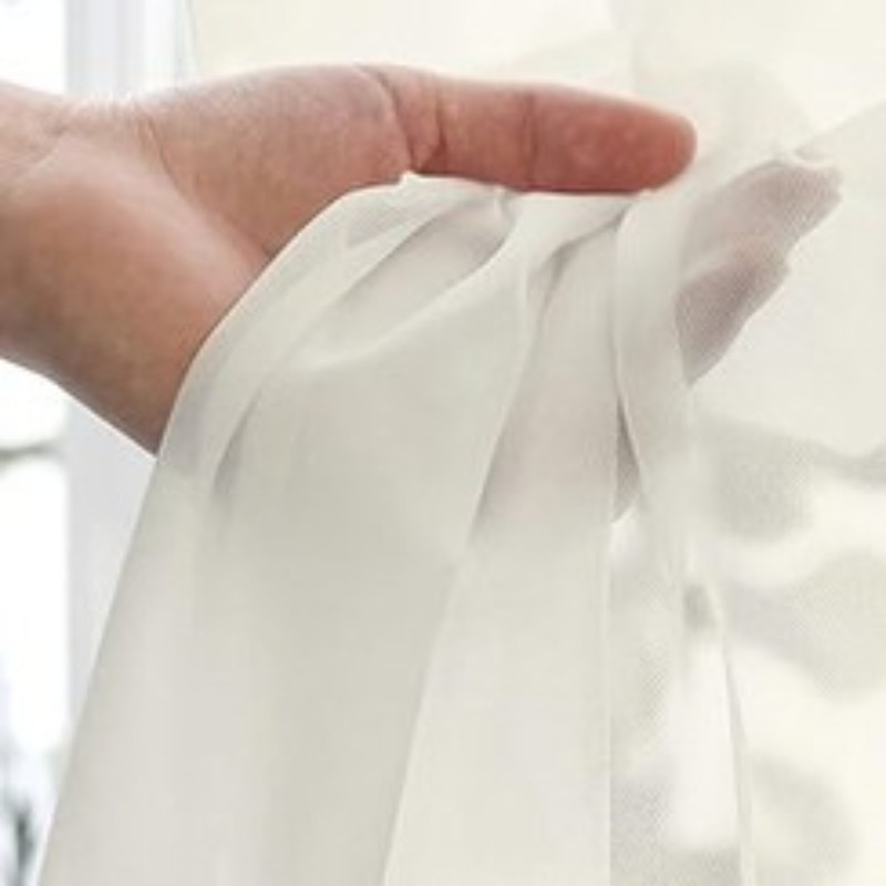 پرده مدل دوخت ساده حریر سایز 600275 سانتی متر