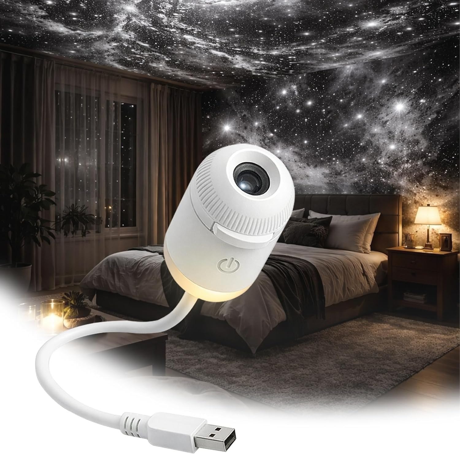 چراغ خواب و پروژکتور کهکشان Starry Sky با 13 دیسک