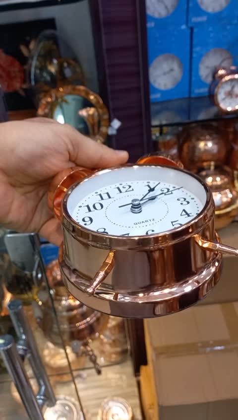 ساعت پایه دار رومیزی زنگ دار