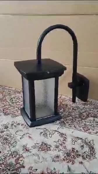 چراغ پارکی حیاطی ویلایی دیواری فلزی (پسکرایه)