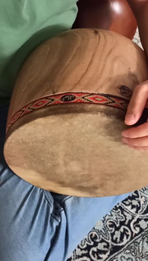 تنبک دو مهر ویژه گردو شیرانی (اصفهان شیرانی)