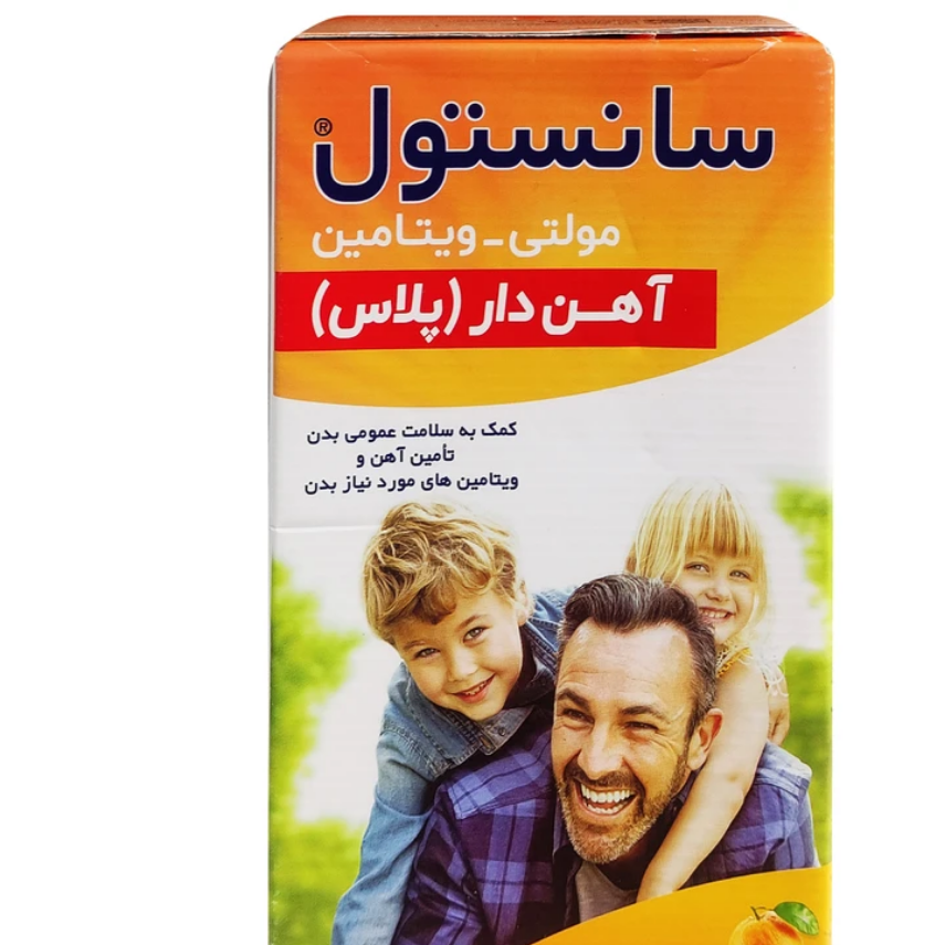 ربت مولتی ویتامین پلاس آهن سانستول - 155 میلی لیترجدید