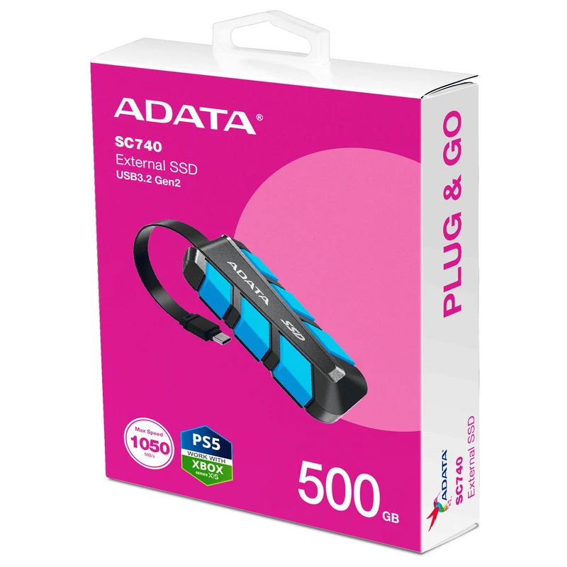 اس اس دی اکسترنال ای دیتا مدل SC740 ظرفیت 500 گیگابایت