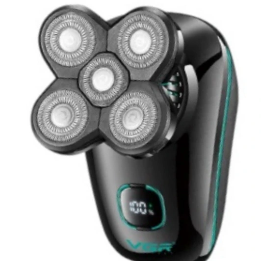ماشین اصلاح موی سر و صورت شارژی وی جی ار مدل V-304 - سبزجدید