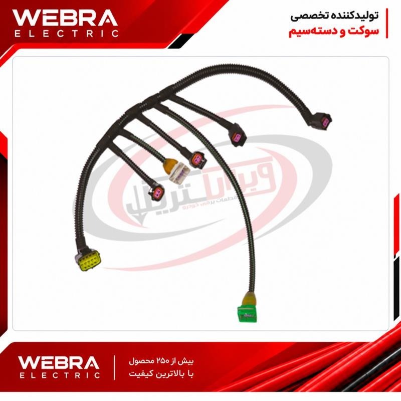 دسته سیم منیفولد پراید ساژم آببندی وبرا الکتریک