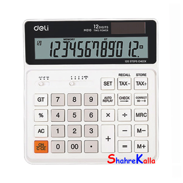 ماشین حساب دلی (Deli) رومیزی 12 رقم مدل EM01010 