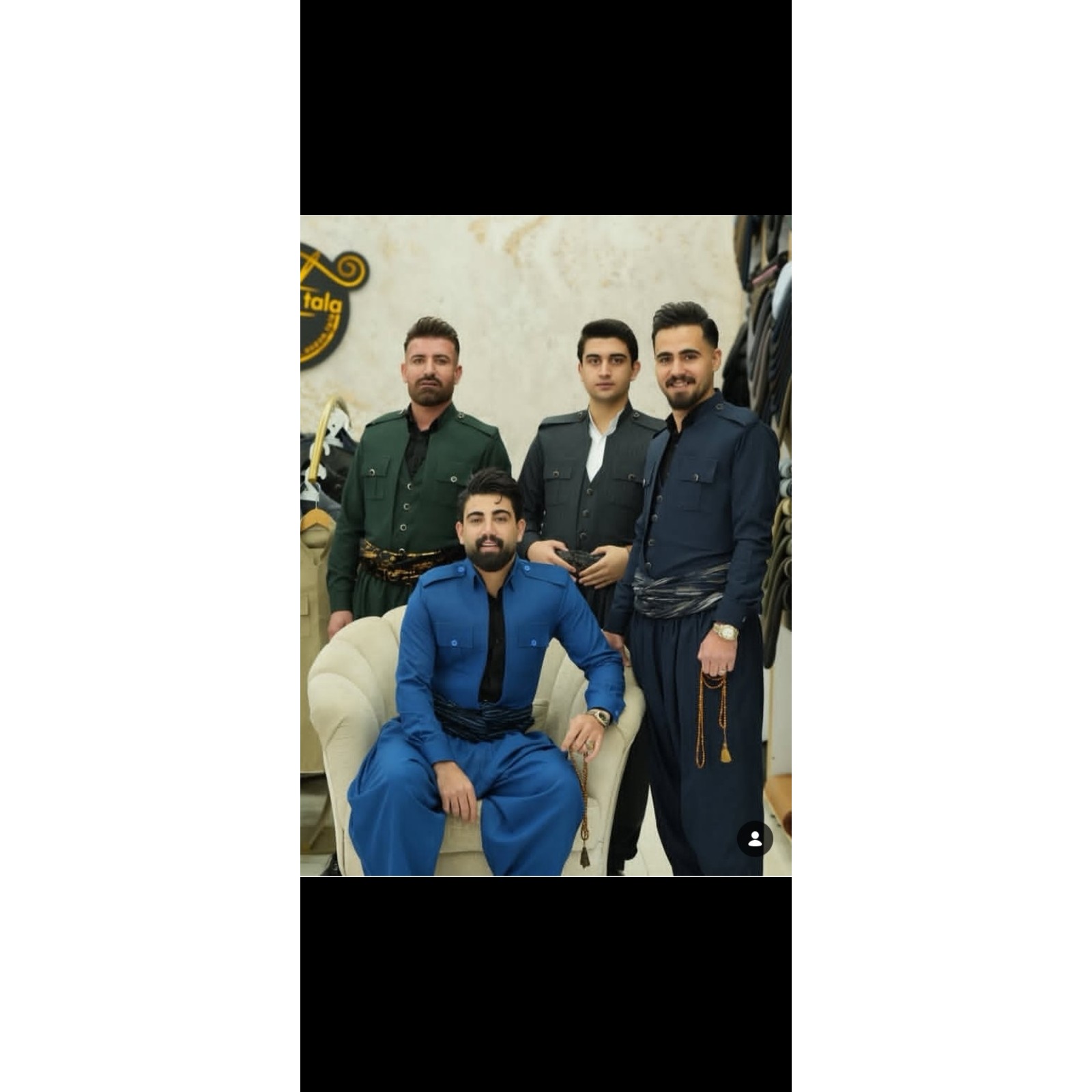 لباس کوردی طرح نچیروانی جدید
