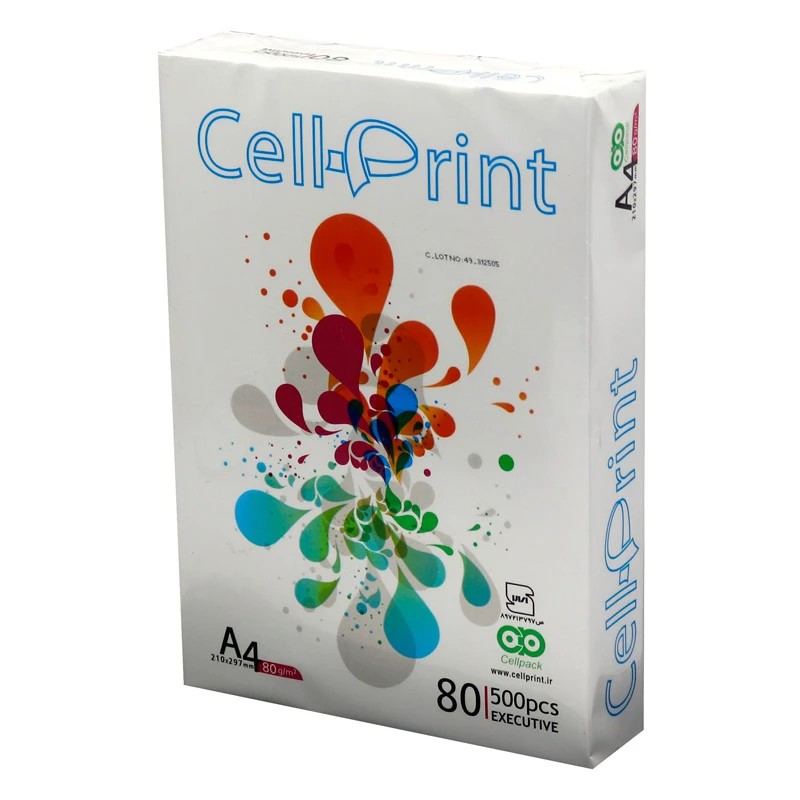کاغذ A4 سل پرینت 80 گرم بسته 500 عددیجدید