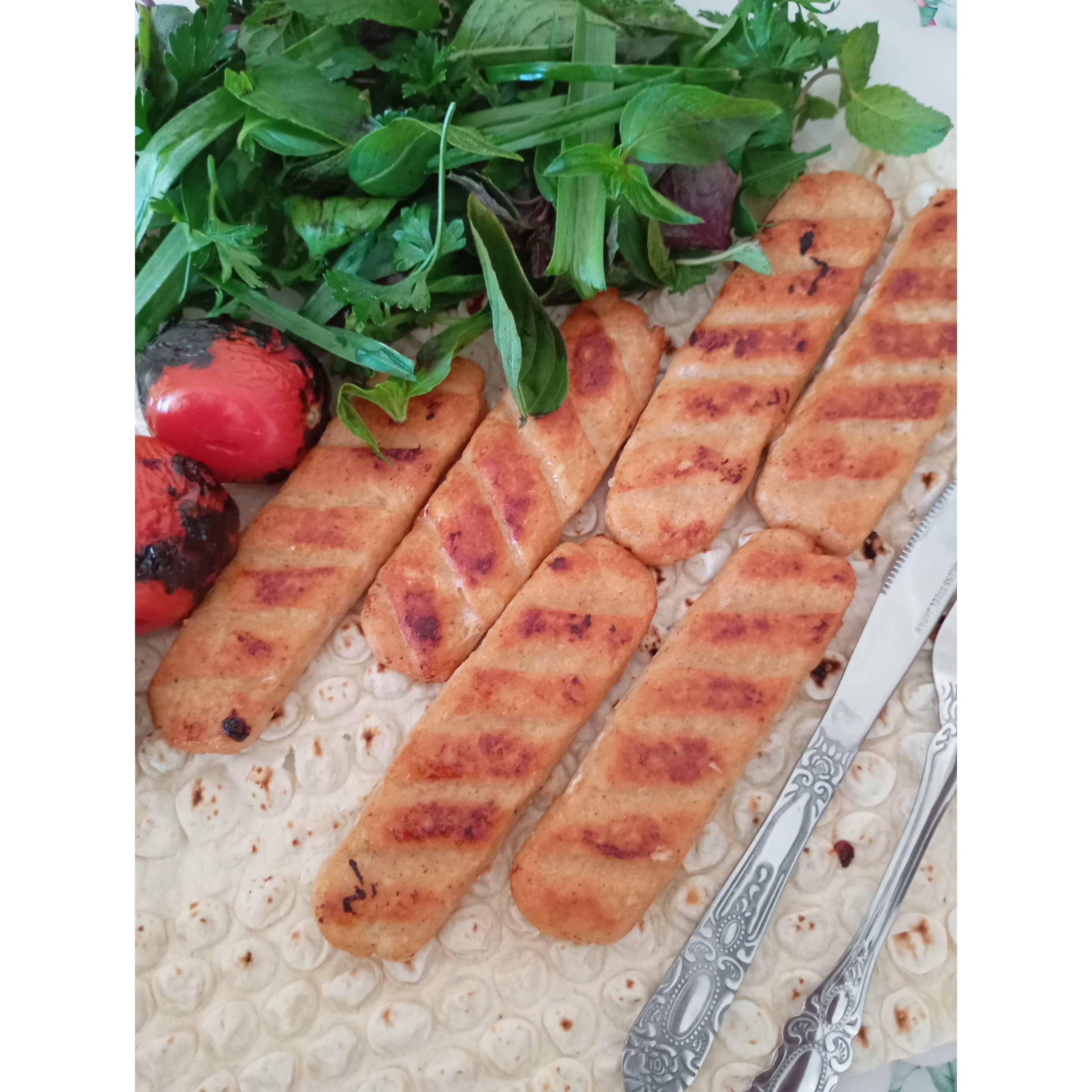 کباب لقمه مرغ خانگی الیس