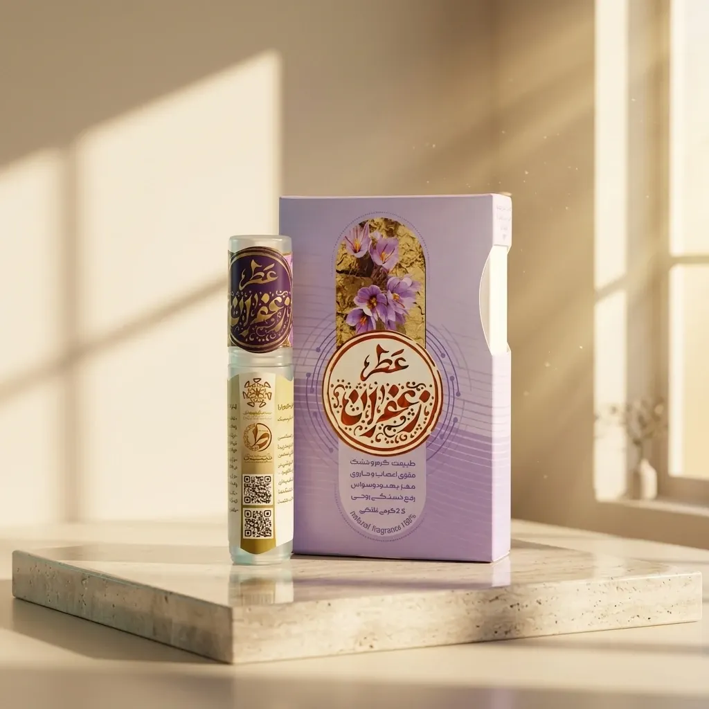 عطر زعفران طیبستان (عطر طبیعی و درمانی)