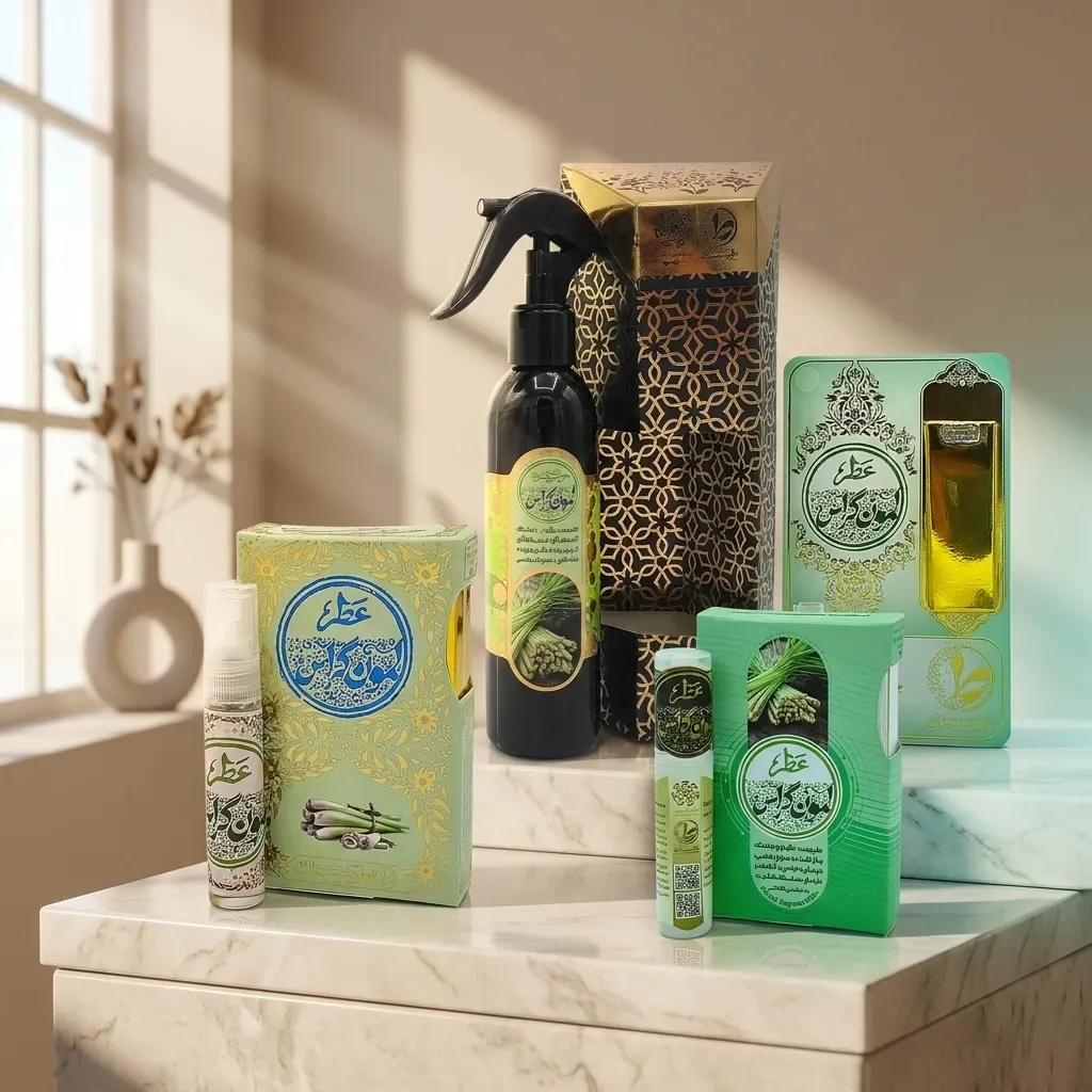 عطر لمون گراس طیبستان (عطر طبیعی و درمانی)