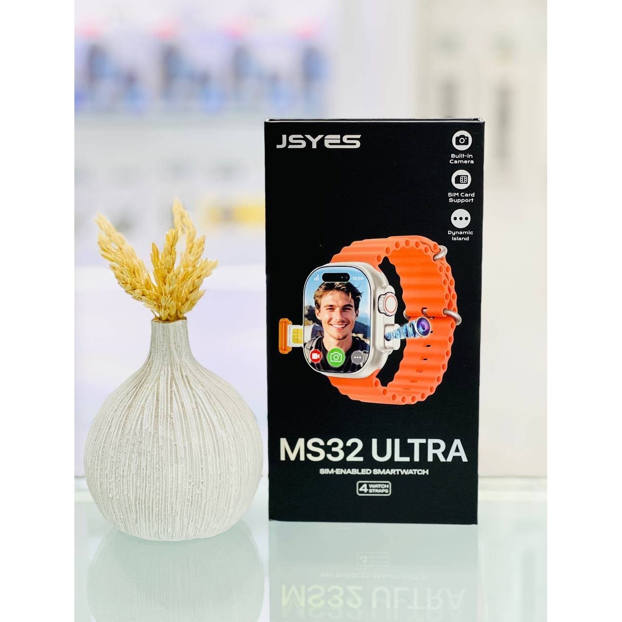 ساعت هوشمند jeyes ms32 ultra سیم کارت خور و دوربین دارجدید