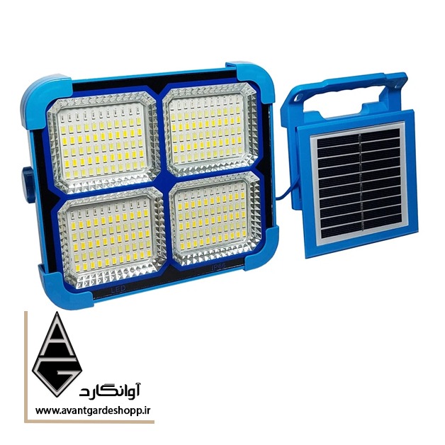 پروژکتور شارژی خورشیدی سولار لایت مدل KY-918 توان 50W