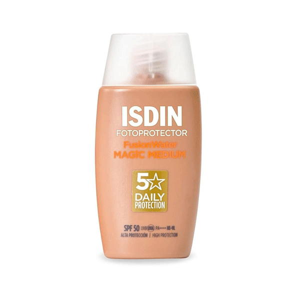 ضد آفتاب ایزدین رنگی مجیک مدل مدیوم Isdin Magic medium Original