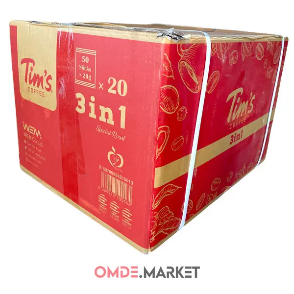 کافی میکس تیمز Tim's عمده 20 بسته 48 عددی