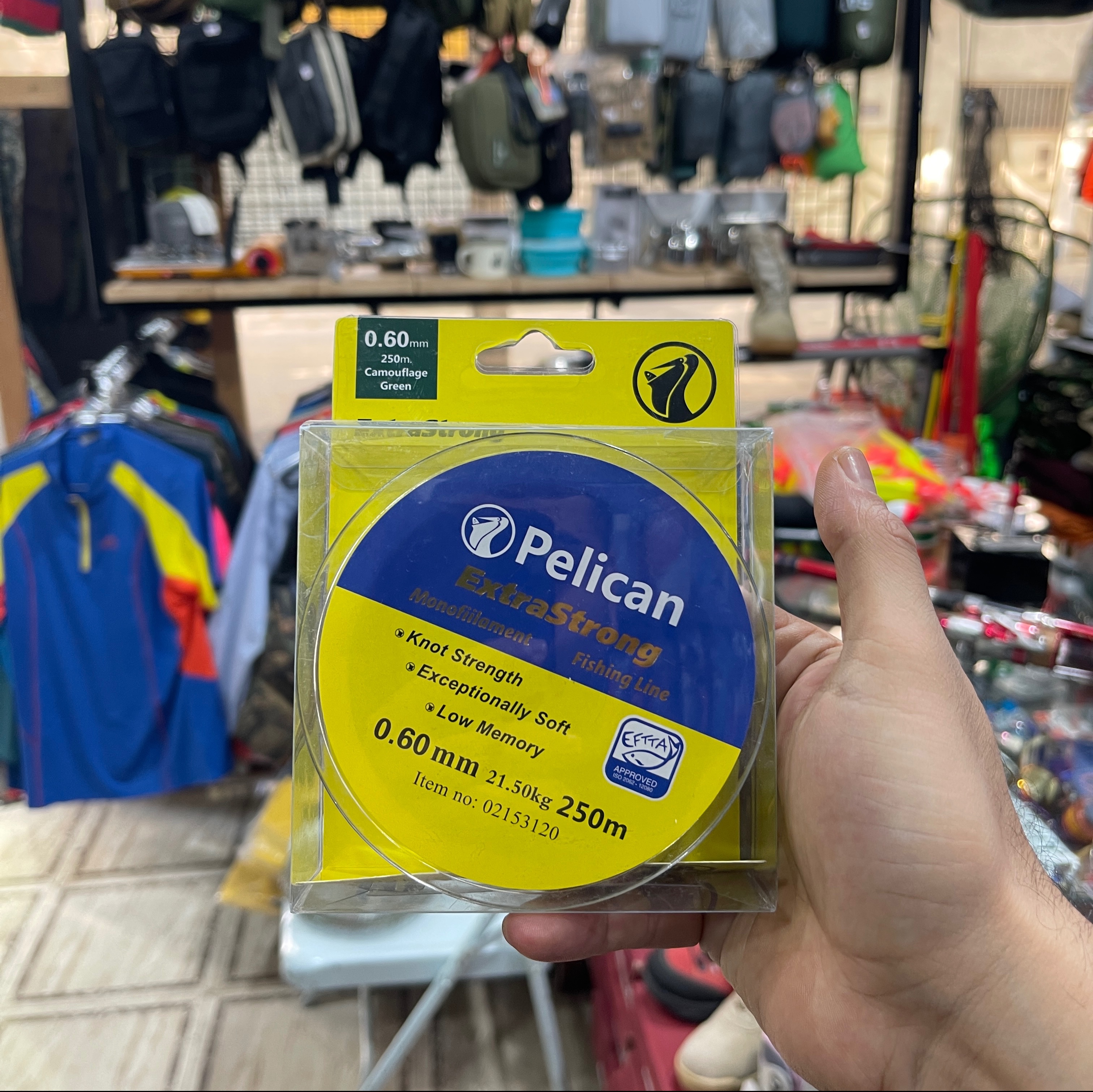 نخ نایلونی ماهیگیری پلیکان0.60mmجدید