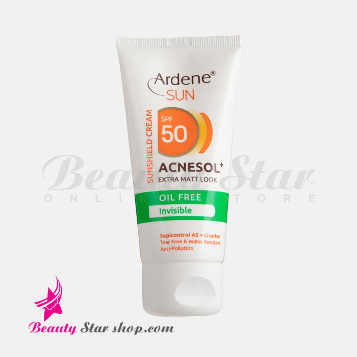 کرم ضد آفتاب بی رنگ فاقد چربی آردن سان با SPF 50 مدل ACNESOL PLUSE حجم 50 میلی لیتر