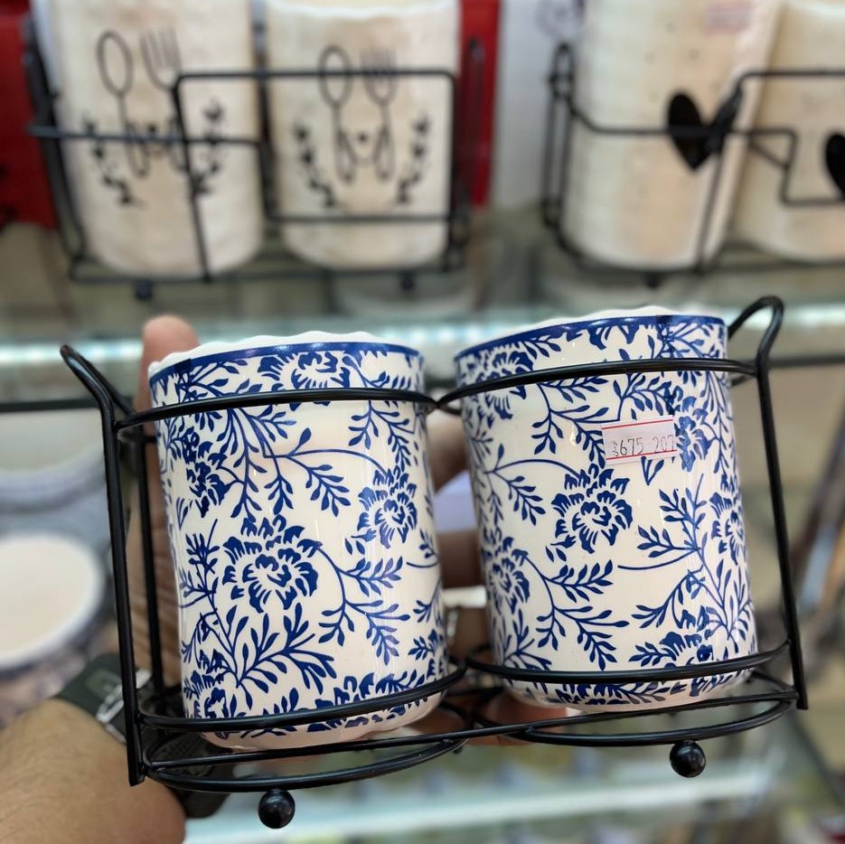 جا قاشقی گل دار