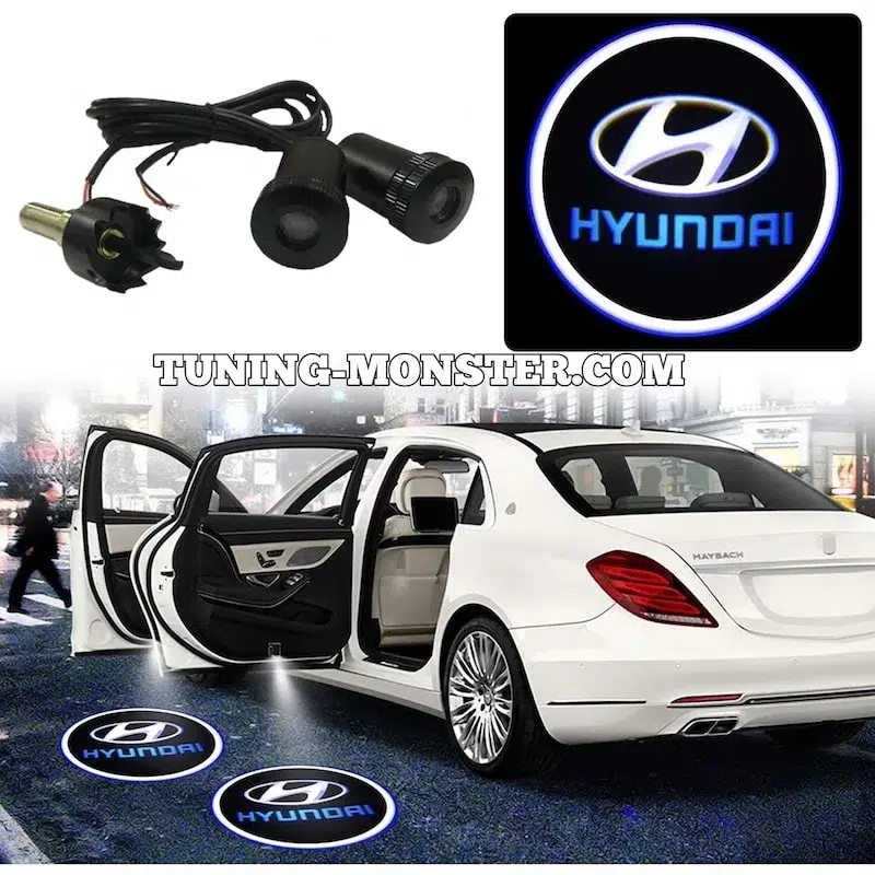 لوگو زیر درب ولکام لایت هیوندای HYUNDAI ( پس کرایه )