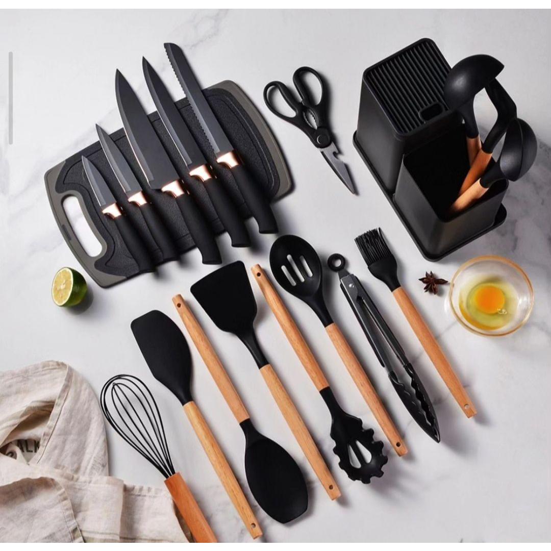 سرویس کفگیر و ملاقه 19پارچه kitchenware set