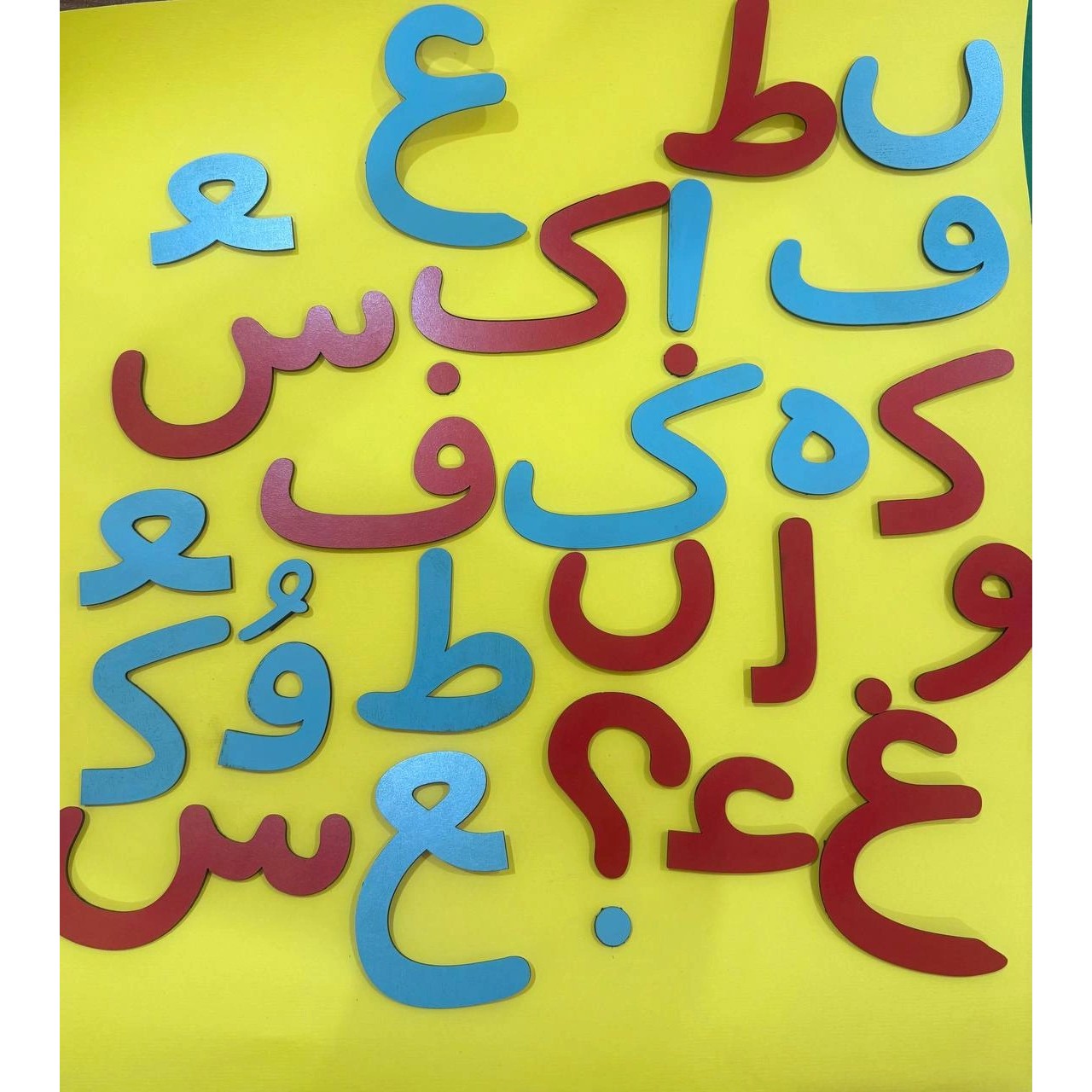 حروف الفبا مگنتی چوبی